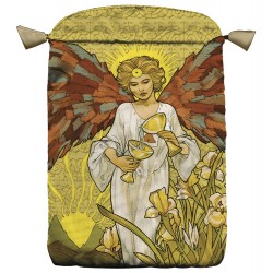 Art Nouveau Angel Satin Bag