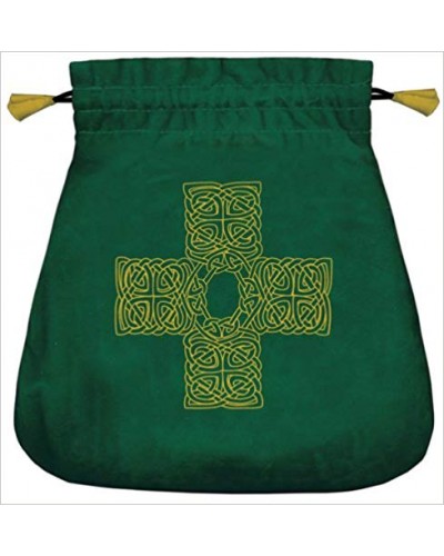 Celtic Cross Velvet Bag