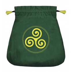 Celtic Triskel Velvet Bag