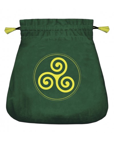 Celtic Triskel Velvet Bag