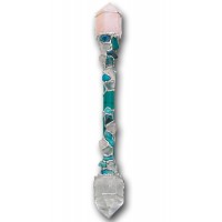 Forgiveness Large Crystal Wand with Chrysocolla