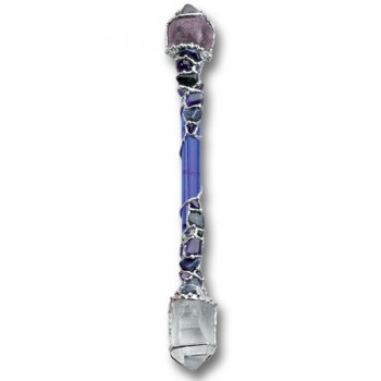Psychic Support Large Crystal Wand for Intuition