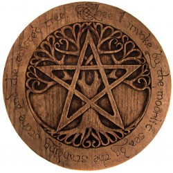 Tree Pentacle Large Plaque