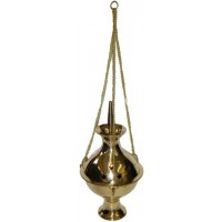 Hanging Brass Incense Burner - 6 Inch