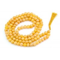 Golden Quartz Prayer Bead Mala