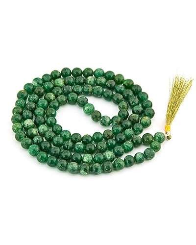 Green Aventurine Prayer Bead Mala