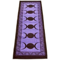 Triple Moon Purple Cotton Yoga Mat Triple Moon Purple Cotton Yoga Mat