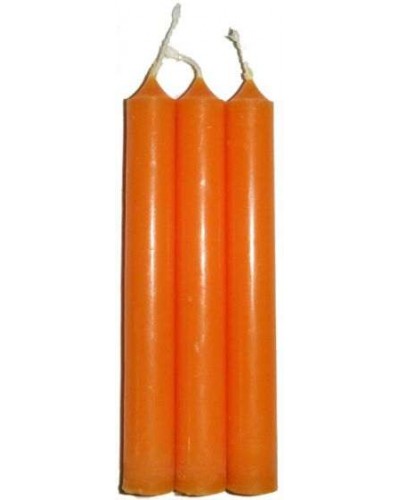 Orange Mini Taper Spell Candles