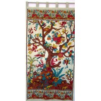 Tree of Life Curtain - Beige