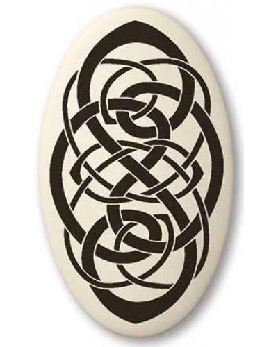 Celtic Spiritual Journey Porcelain Oval Necklace