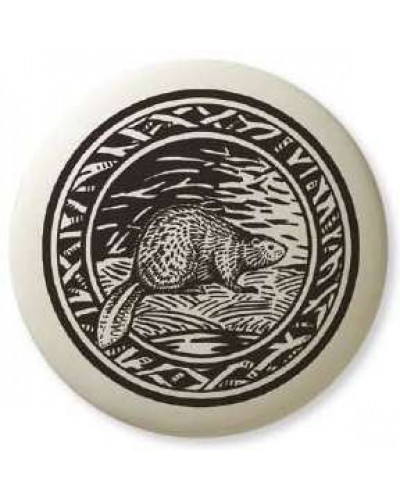 Beaver Pathfinder Animal Totem Porcelain Necklace