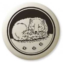 Artic Fox Pathfinder Animal Totem Porcelain Necklace