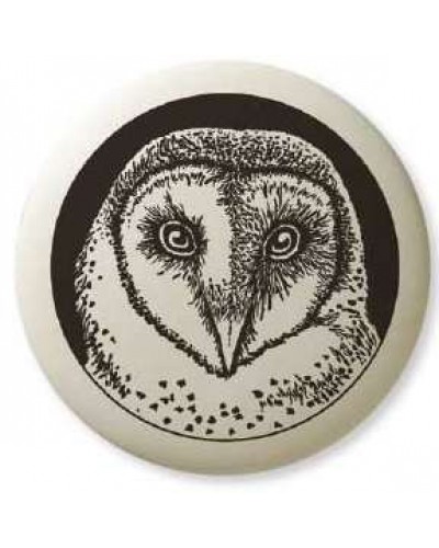 Barn Owl Pathfinder Animal Totem Porcelain Necklace