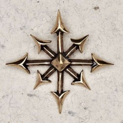 Chaos Symbol Bronze Necklace