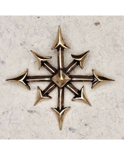 Chaos Symbol Bronze Necklace
