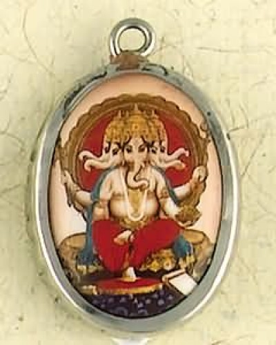 Ganesha Hindu Ceramic Necklace