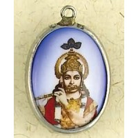 Krishna Hindu Ceramic Necklace