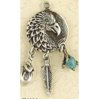 Eagle Animal Spirit Sterling Silver Necklace