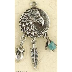 Eagle Animal Spirit Sterling Silver Necklace