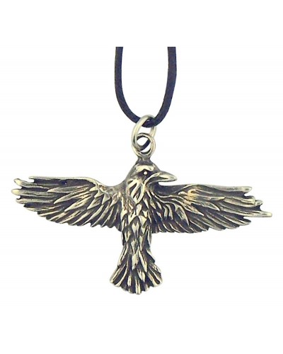 Celtic Raven Pewter Necklace