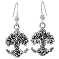 Celtic Tree of Life Sterling Silver Earrings