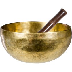 Hand Hammered Large 5.5 Inch Brass Singing Bowl