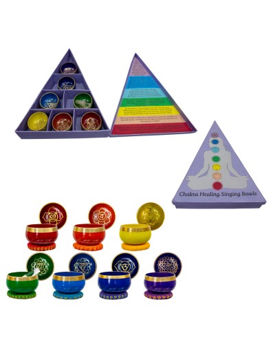 7 Chakra Mini Singing Bowl Set