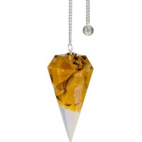 Yellow Aventurine Orgone Solar Plexus Chakra Pendulum Yellow Aventurine Orgone Solar Plexus Chakra Pendulum