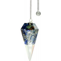 Lapis Orgone Third Eye Chakra Pendulum Lapis Orgone Third Eye Chakra Pendulum