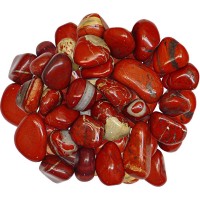 Red Jasper Tumbled Stones - 1 Pound Bag