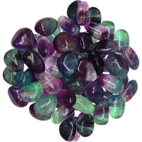 Fluorite Tumbled Stones - 1 Pound Bag