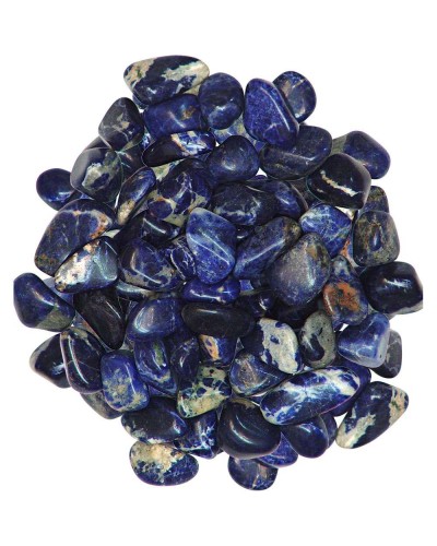 Sodalite Tumbled Stones - 1 Pound Bag