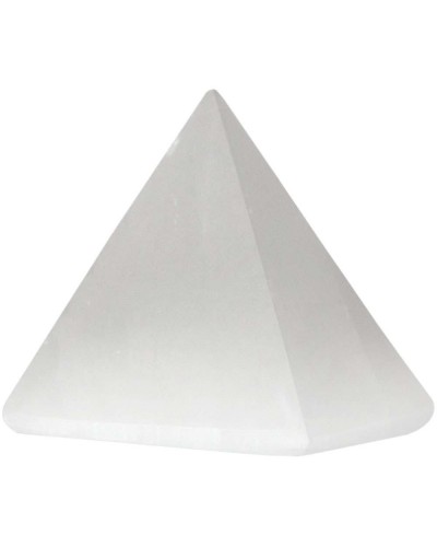 Selenite Gemstone Pyramid