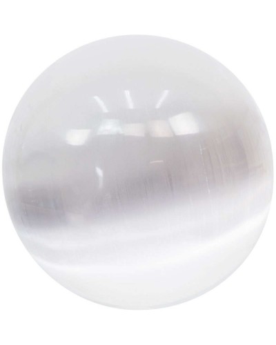 Selenite Gemstone Large Crystal Ball