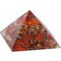 Red Jasper Root Chakra Orgone Pyramid Red Jasper Root Chakra Orgone Pyramid