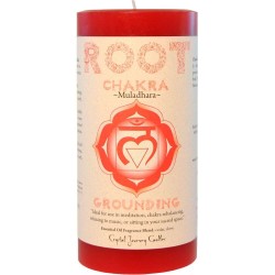 Root Chakra Red Pillar Candle