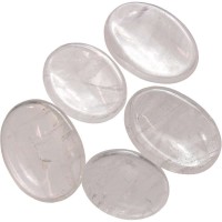 Clear Quartz Worry Stone