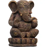 Ganesha Statue in Volcanic Stone