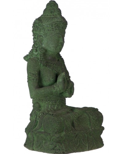 Green Tara Garden Statue in Volcanic Stone