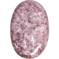 Lepidolite Palm Stone for Peace and Emotional Balance
