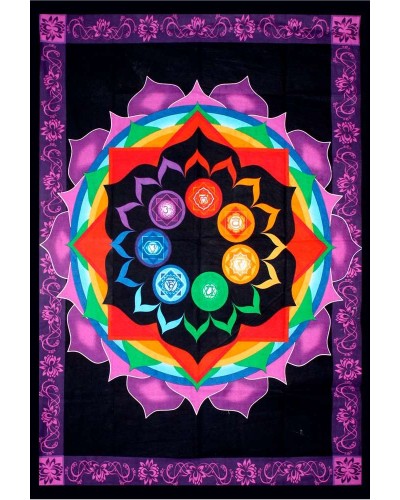 Rainbow Chakra Tapestry