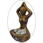 Yoga Moon Goddess Volcanic Stone Statue