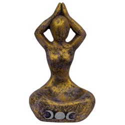 Yoga Moon Goddess Volcanic Stone Statue