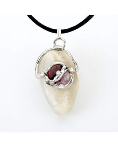 Goddess Gemdrop Crystal Pendant