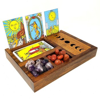 Triple Moon Tarot Altar Box