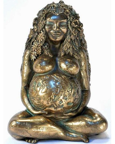 Gaia Mother Earth Statue - Bronze