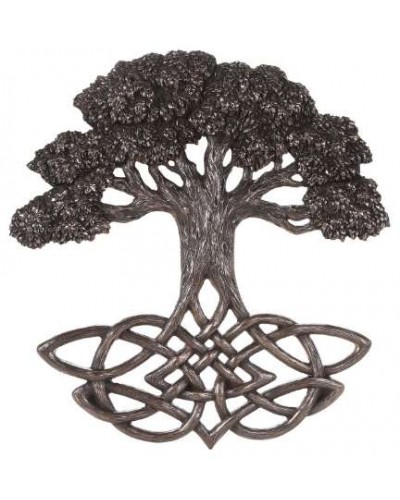 Tree of Life Celtic Knot Bronze Plaque