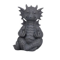 Meditation Small Dragon Garden Statue