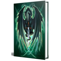 Dragon Skull Blade Embossed Journal