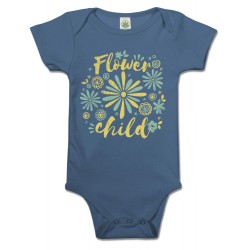 Flower Child Organic Baby Onesie